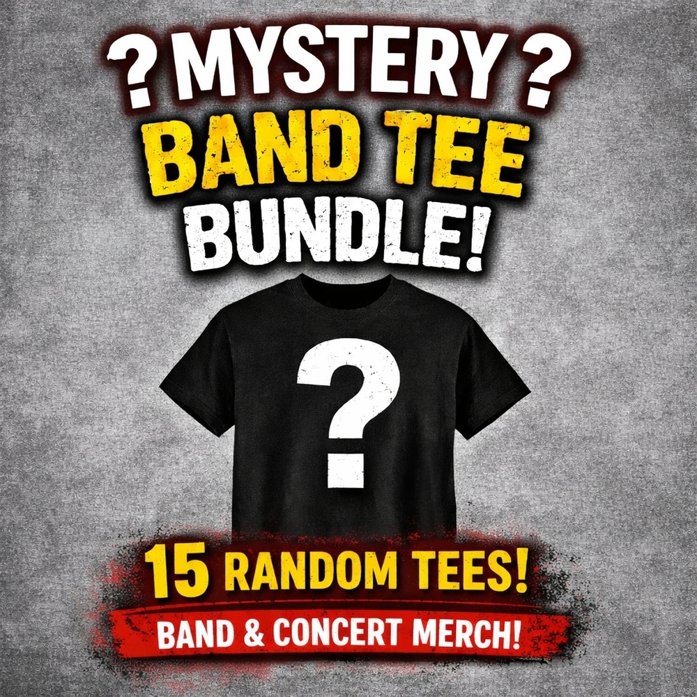 15x Mystery Band T-Shirts | Concert Merch Bundle | Vintage Y2K | S-XL